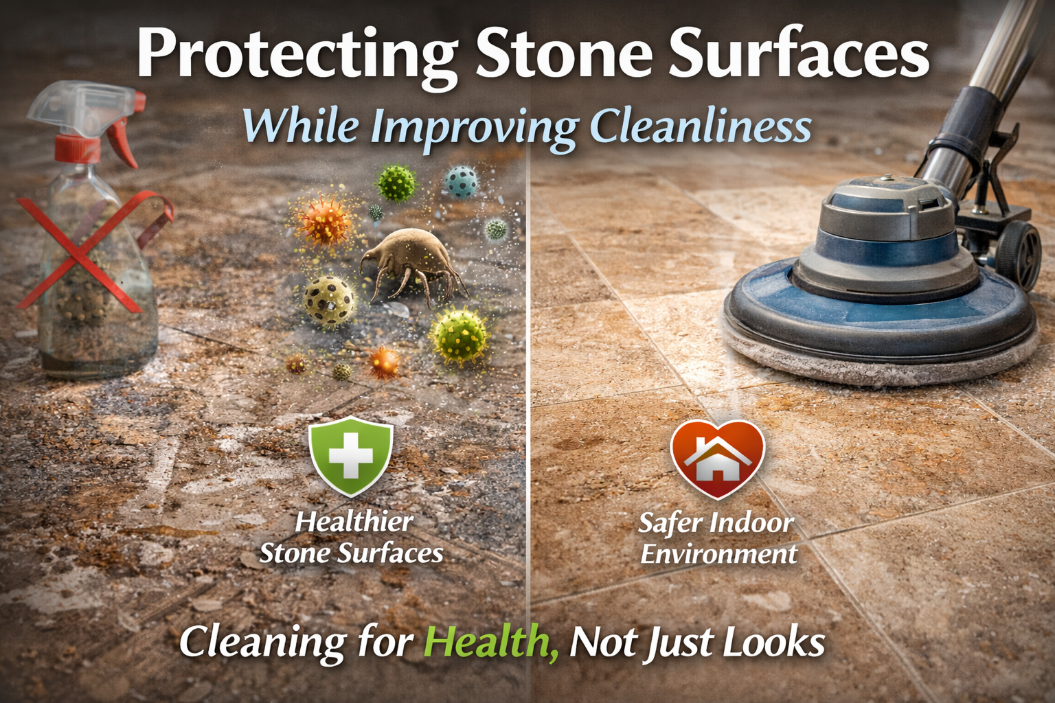 Protecting Stone Surfaces While Improving Cleanliness