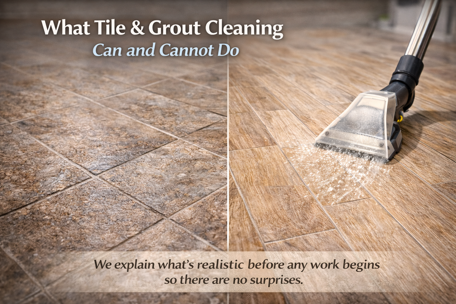 What Tile & Grout Cleaning Can and Cannot Do